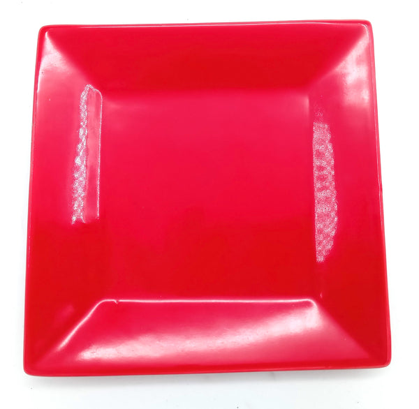 Square Plate Red 6"(15CM)