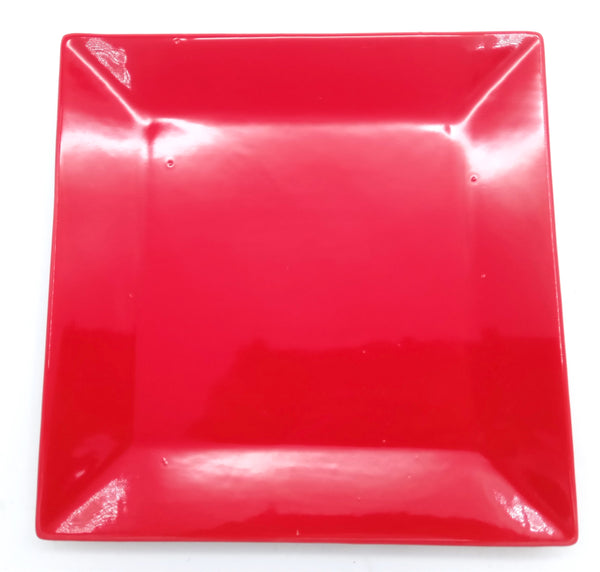 Square Plate Red 8"(20CM)