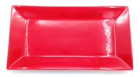 Rect. Plate Red 10"(25CM)