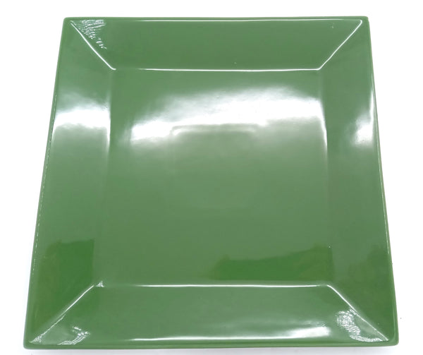 Square Plate Green 12"(30CM)