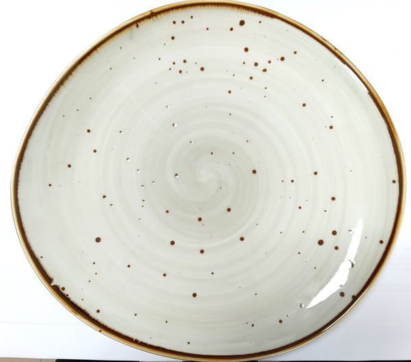 Plate White 12 1/4"(33CM)