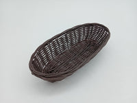 Oval bread basket brown