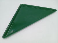 Plexi triangle green 39x39x54 cm