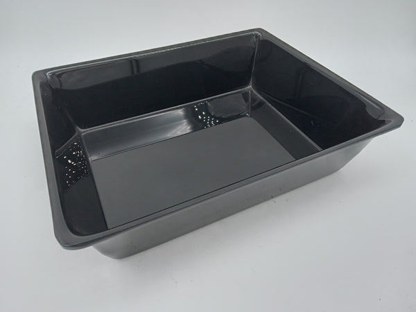 Plexi gn 1/2-8 black 26.5x32.5x8 cm