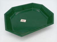 Plexi riser octagonal green 32x26.5x5 cm