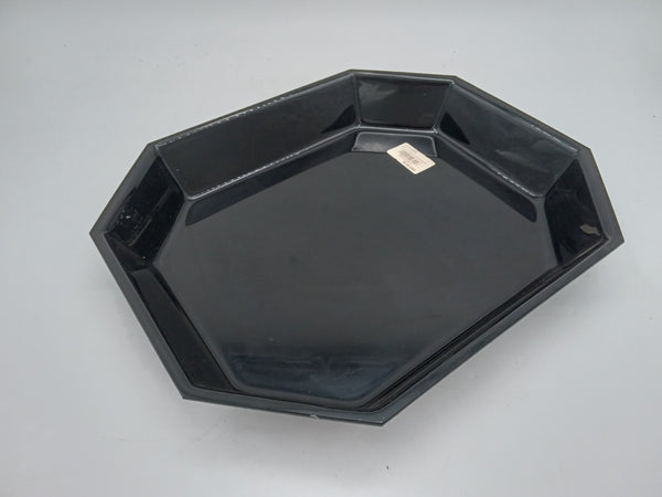 Plexi riser octagonal bordeaux 32x26.5x5 cm