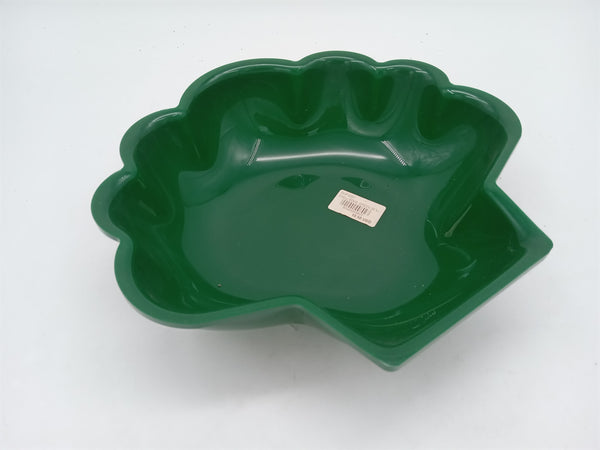 Plexi shell bowl green 26.5x24.5x7 cm