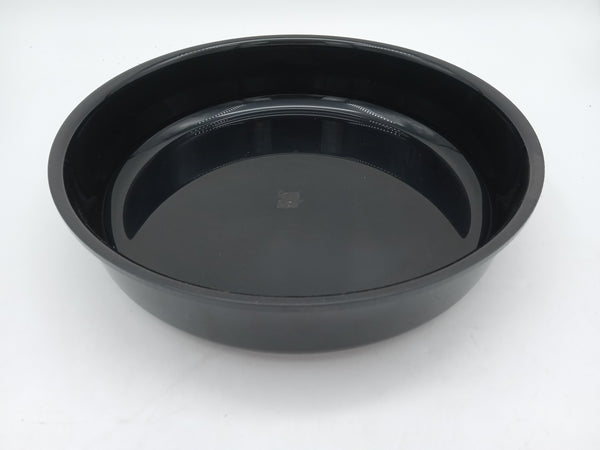 Plexi bowl round 30x6 cm black