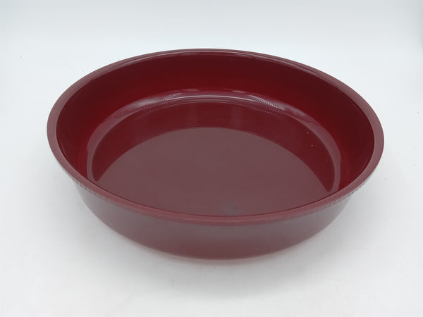 Plexi bowl round 30x6 cm bordeaux