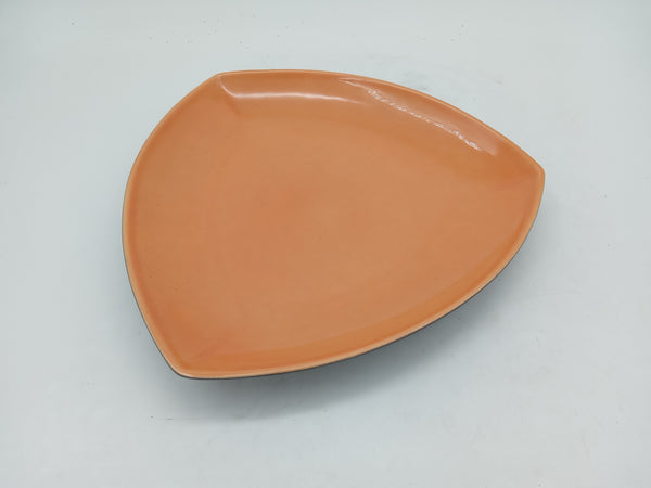 Triangular plate big light orange