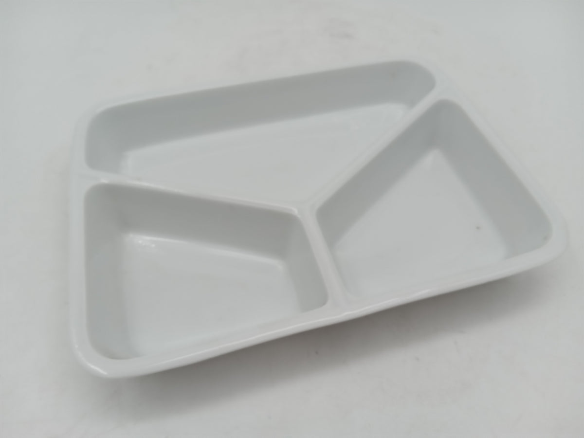 3 compartment dish rectangular – HCulinaryOutlet