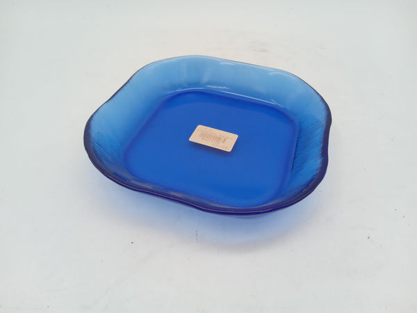 Blue square bowl 19 cm