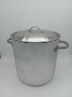 Paderno aluminum stock pot 32 w x 31 h cm 25 liters