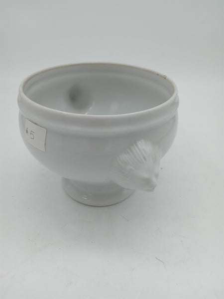 Lion head bowl white 16 cm