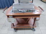 Fabio Wood Meat Serving Trolley