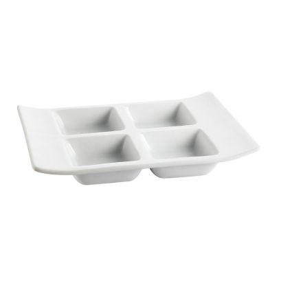 4 Compartment Rect. Tasting Tray 1ozx4 8"(20CM)