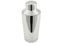 10 Oz Classic Bar Shaker, 3 Piece Set, Stainless Steel