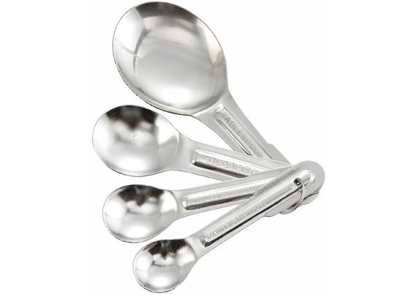 Measuring Spoon Set, 4-piece, Economy, Stainless Steel