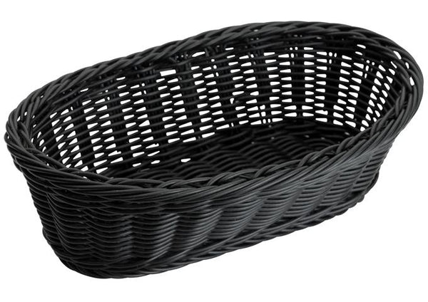 Solid-Cord Poly Woven Basket 23x11.5x7.5CM