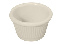2 Oz Bone Color Fluted Ramekins